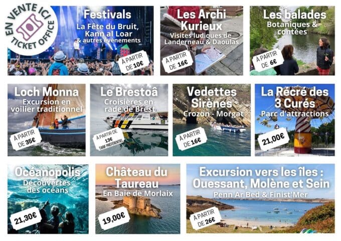Offre billetterie 2022 - Tourisme Landerneau Daoulas